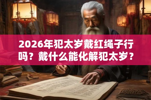 2026年犯太岁戴红绳子行吗?戴什么能化解犯太岁? 2026年犯太岁戴红绳子行吗?戴什么能化解犯太岁?