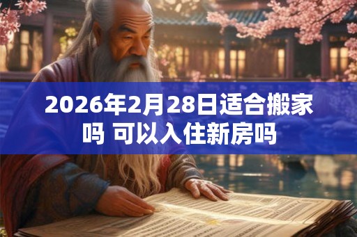 2026年2月28日适合搬家吗 可以入住新房吗