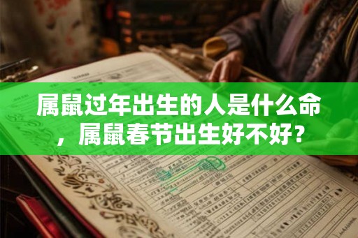 属鼠过年出生的人是什么命，属鼠春节出生好不好？