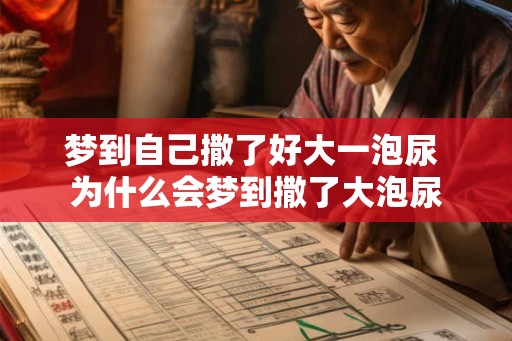 梦到自己撒了好大一泡尿 为什么会梦到撒了大泡尿