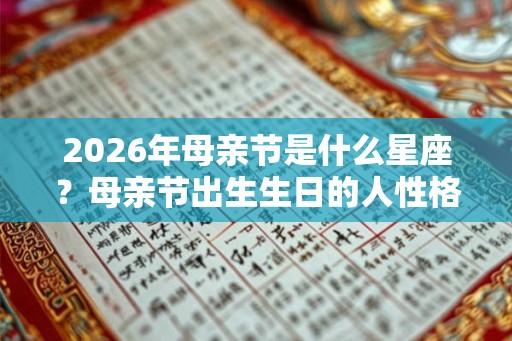2026年母亲节是什么星座?母亲节出生生日的人性格如何? 2026年母亲节是什么星座?母亲节出生生日的人性格如何?