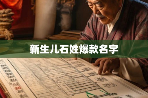 新生儿石姓爆款名字