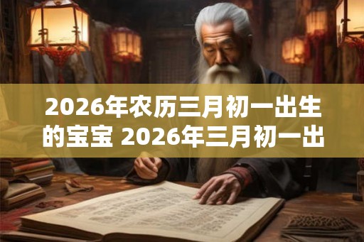 2026年农历三月初一出生的宝宝 2026年三月初一出生宝宝的问与答