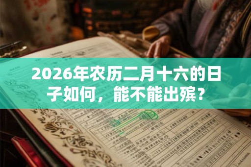 2026年农历二月十六的日子如何，能不能出殡？