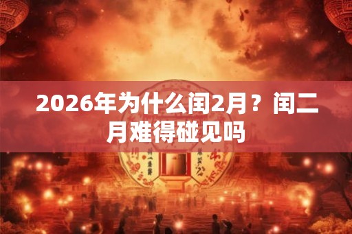 2026年为什么闰2月？闰二月难得碰见吗