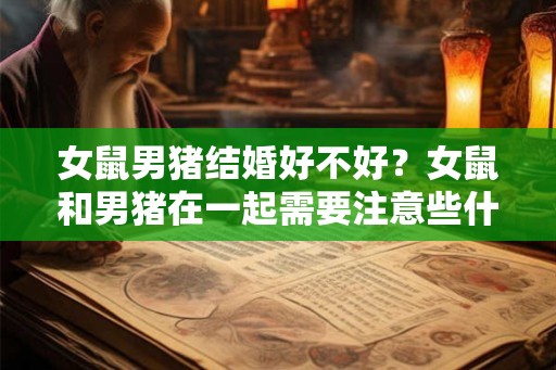 女鼠男猪结婚好不好?女鼠和男猪在一起需要注意些什么? 女鼠男猪结婚好不好?女鼠和男猪在一起需要注意些什么?