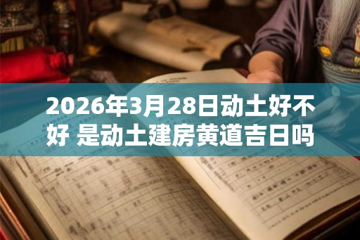 2026年3月28日动土好不好 是动土建房黄道吉日吗