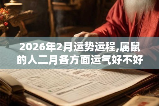 2026年2月运势运程,属鼠的人二月各方面运气好不好