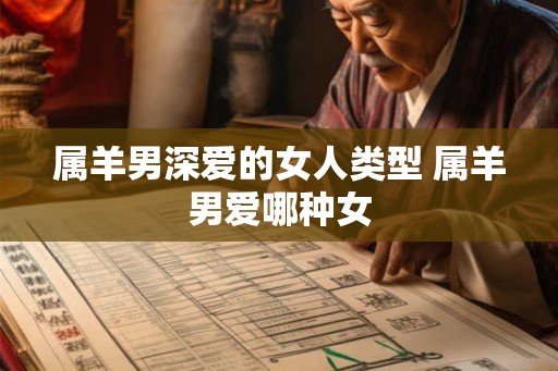 属羊男深爱的女人类型 属羊男爱哪种女