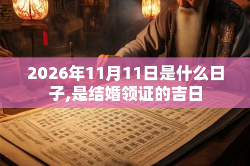 2026年11月11日是什么日子,是结婚领证的吉日 2026年11月11日是什么日子,是结婚领证的吉日