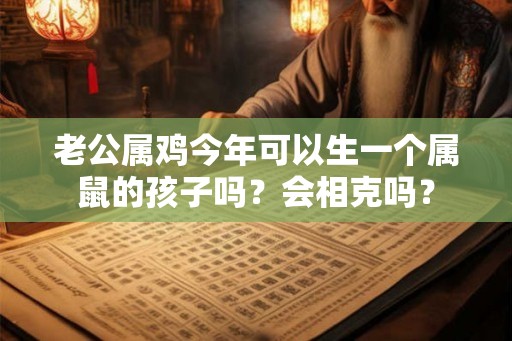 老公属鸡今年可以生一个属鼠的孩子吗?会相克吗? 老公属鸡今年可以生一个属鼠的孩子吗?会相克吗?