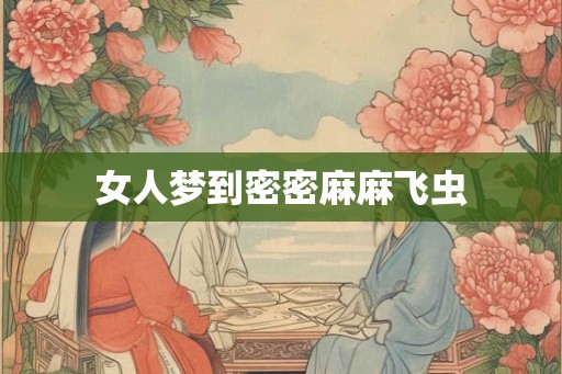 女人梦到密密麻麻飞虫