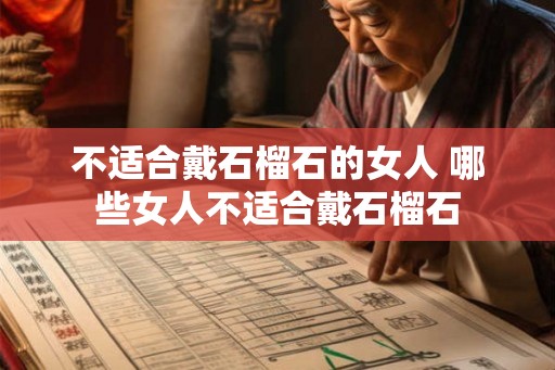 不适合戴石榴石的女人 哪些女人不适合戴石榴石