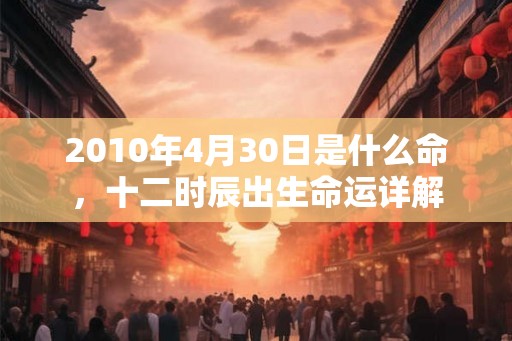2010年4月30日是什么命,十二时辰出生命运详解 2010年4月30日是什么命,十二时辰出生命运详解