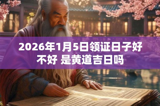 2026年1月5日领证日子好不好 是黄道吉日吗