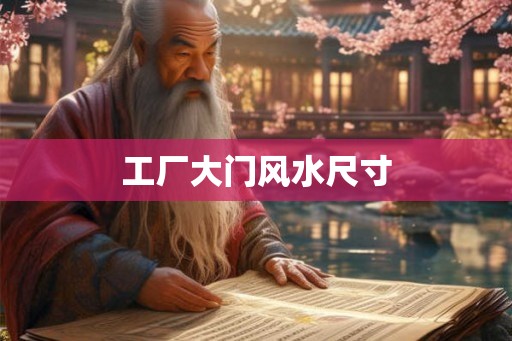 工厂大门风水尺寸