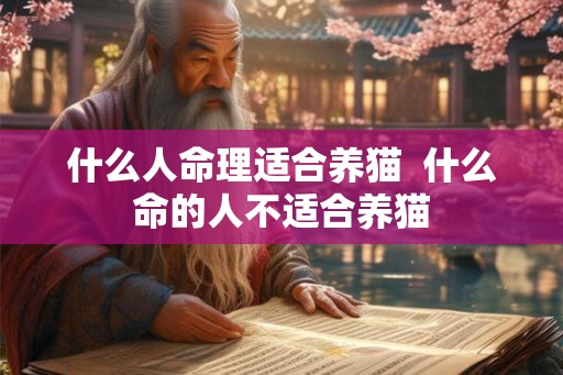什么人命理适合养猫  什么命的人不适合养猫