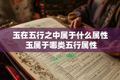 玉在五行之中属于什么属性 玉属于哪类五行属性