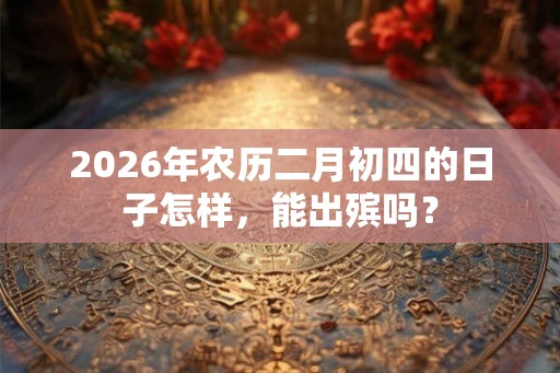 2026年农历二月初四的日子怎样，能出殡吗？