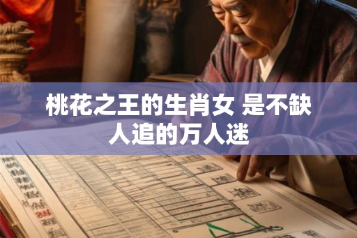 桃花之王的生肖女 是不缺人追的万人迷