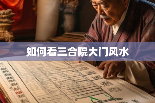 如何看三合院大门风水 如何看三合院大门风水