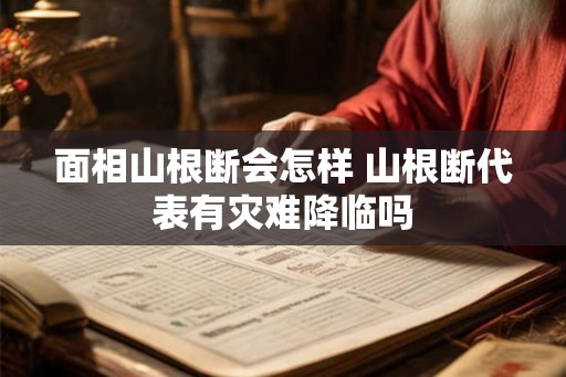 面相山根断会怎样 山根断代表有灾难降临吗