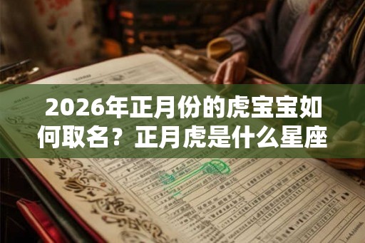 2026年正月份的虎宝宝如何取名？正月虎是什么星座？