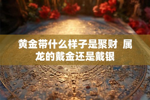 黄金带什么样子是聚财  属龙的戴金还是戴银
