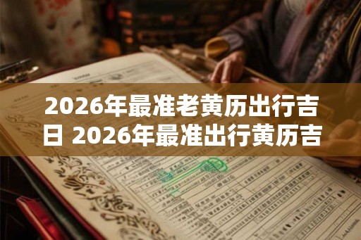 2026年最准老黄历出行吉日 2026年最准出行黄历吉日