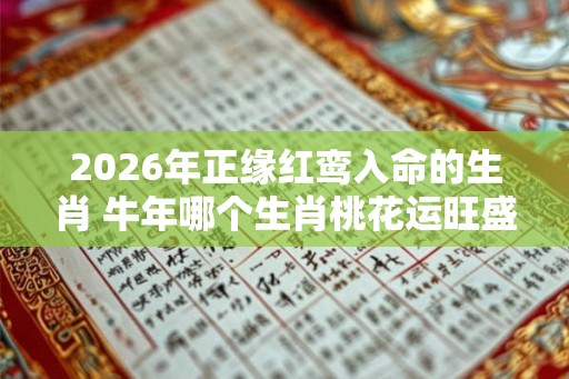 2026年正缘红鸾入命的生肖 牛年哪个生肖桃花运旺盛