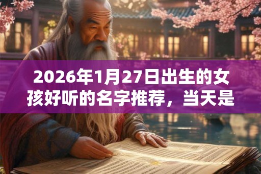 2026年1月27日出生的女孩好听的名字推荐，当天是个好日子吗？