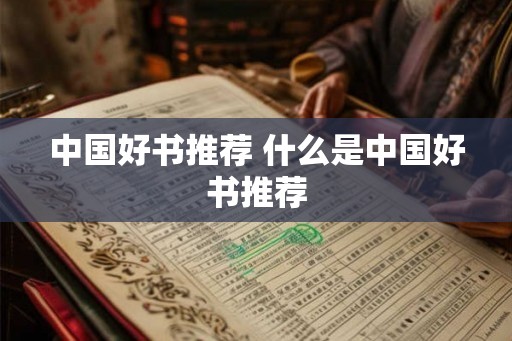 中国好书推荐 什么是中国好书推荐
