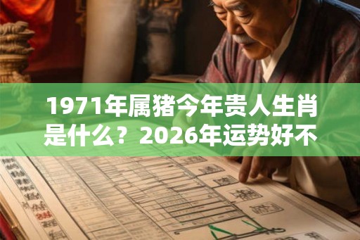 1971年属猪今年贵人生肖是什么？2026年运势好不好？