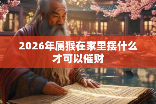 2026年属猴在家里摆什么才可以催财