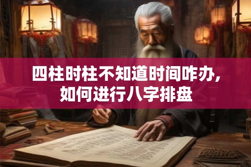 四柱时柱不知道时间咋办,如何进行八字排盘