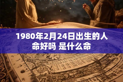 1980年2月24日出生的人命好吗 是什么命