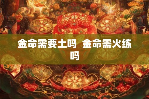 金命需要土吗  金命需火练吗