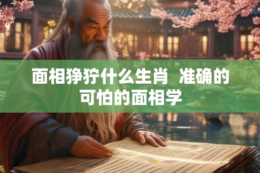 面相狰狞什么生肖  准确的可怕的面相学