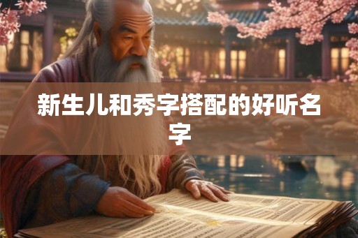 新生儿和秀字搭配的好听名字