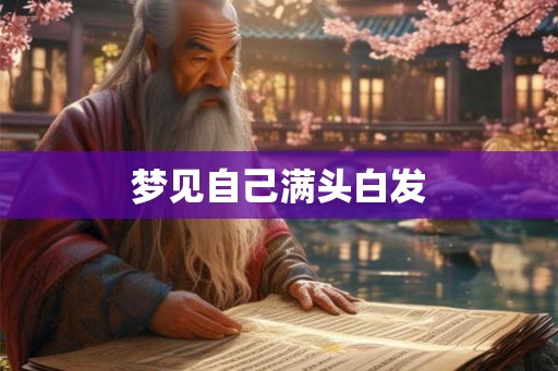 梦见自己满头白发
