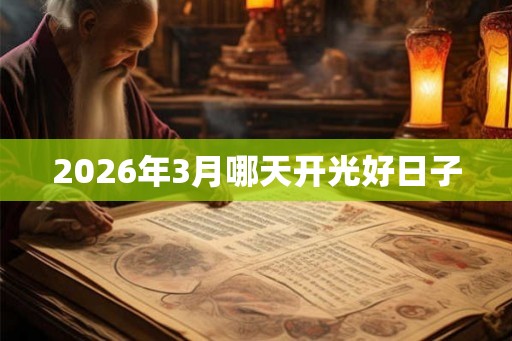 2026年3月哪天开光好日子