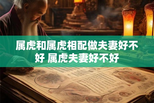 属虎和属虎相配做夫妻好不好 属虎夫妻好不好