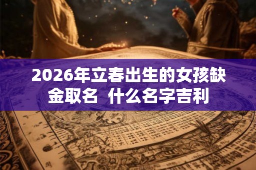 2026年立春出生的女孩缺金取名  什么名字吉利