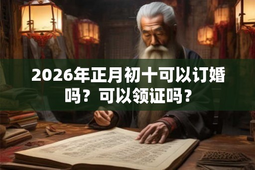 2026年正月初十可以订婚吗?可以领证吗? 2026年正月初十可以订婚吗?可以领证吗?