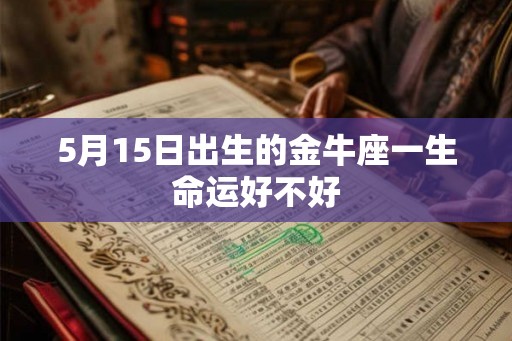 5月15日出生的金牛座一生命运好不好