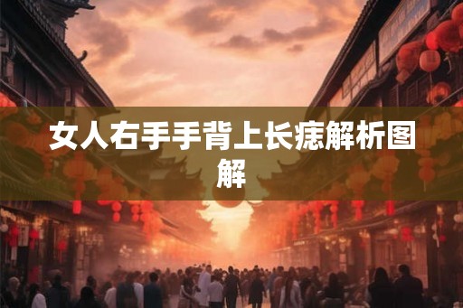 女人右手手背上长痣解析图解