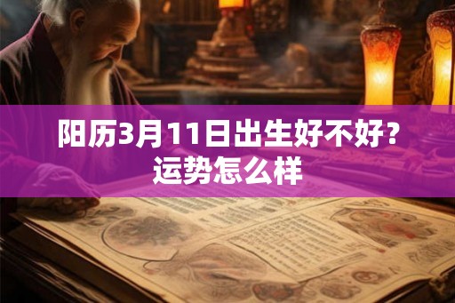 阳历3月11日出生好不好？运势怎么样