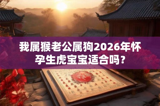 我属猴老公属狗2026年怀孕生虎宝宝适合吗？