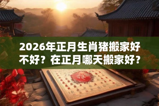 2026年正月生肖猪搬家好不好？在正月哪天搬家好？