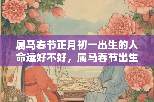 属马春节正月初一出生的人命运好不好，属马春节出生什么命？